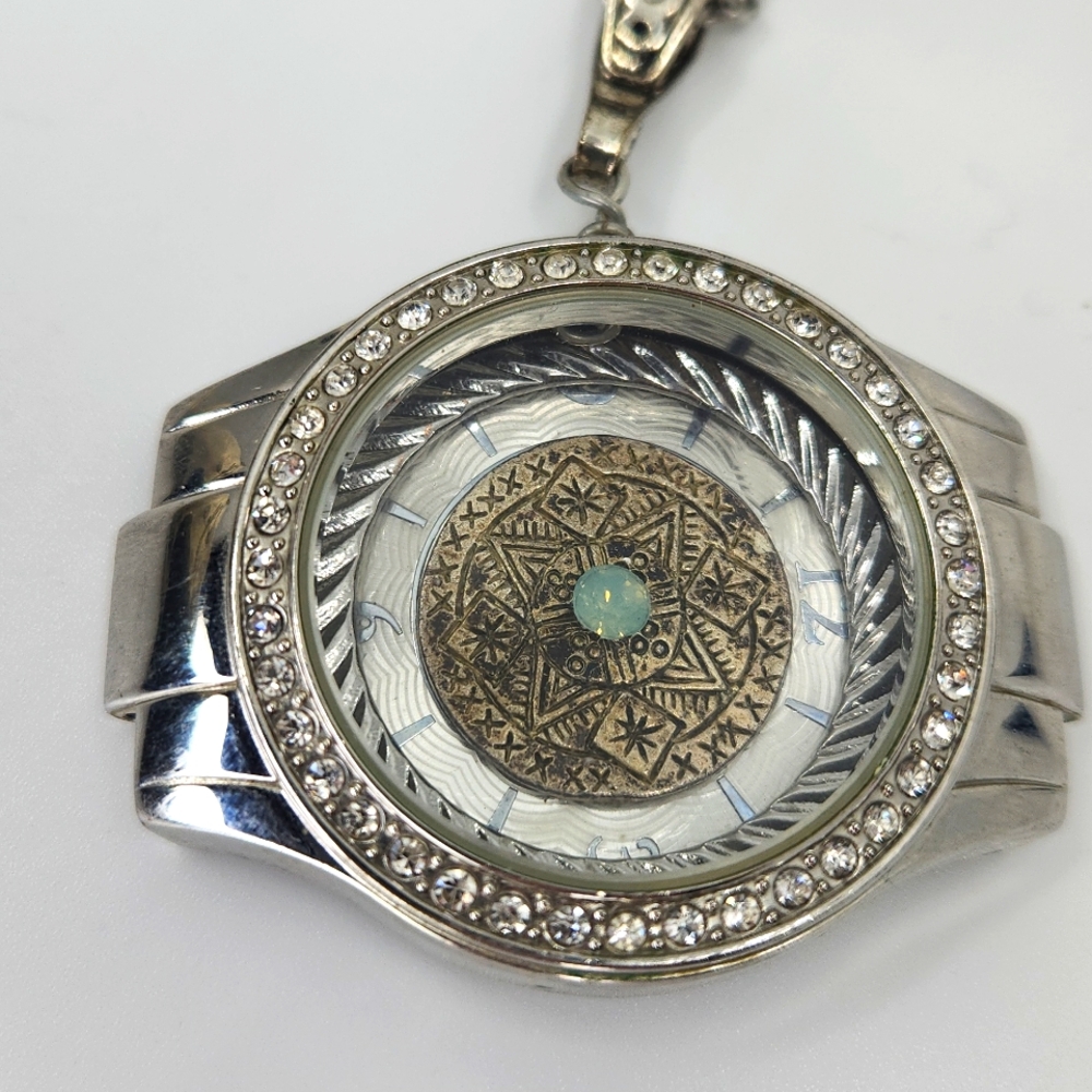 Hand Crafted Necklace From Watch & Jewelry Parts - Picture 4 of 6